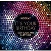Muziekkaart - Hooray! It's your birthday. Keep calm and party on!